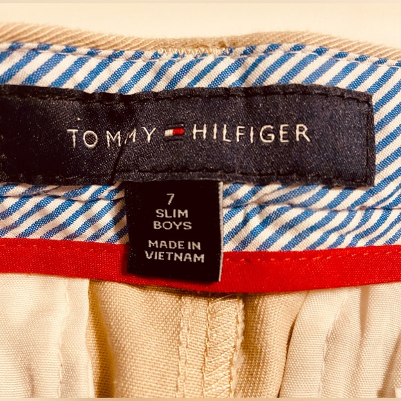 NWOT Tommy Hilfiger 7 Slim Boys Khaki Pants - Picture 3 of 5